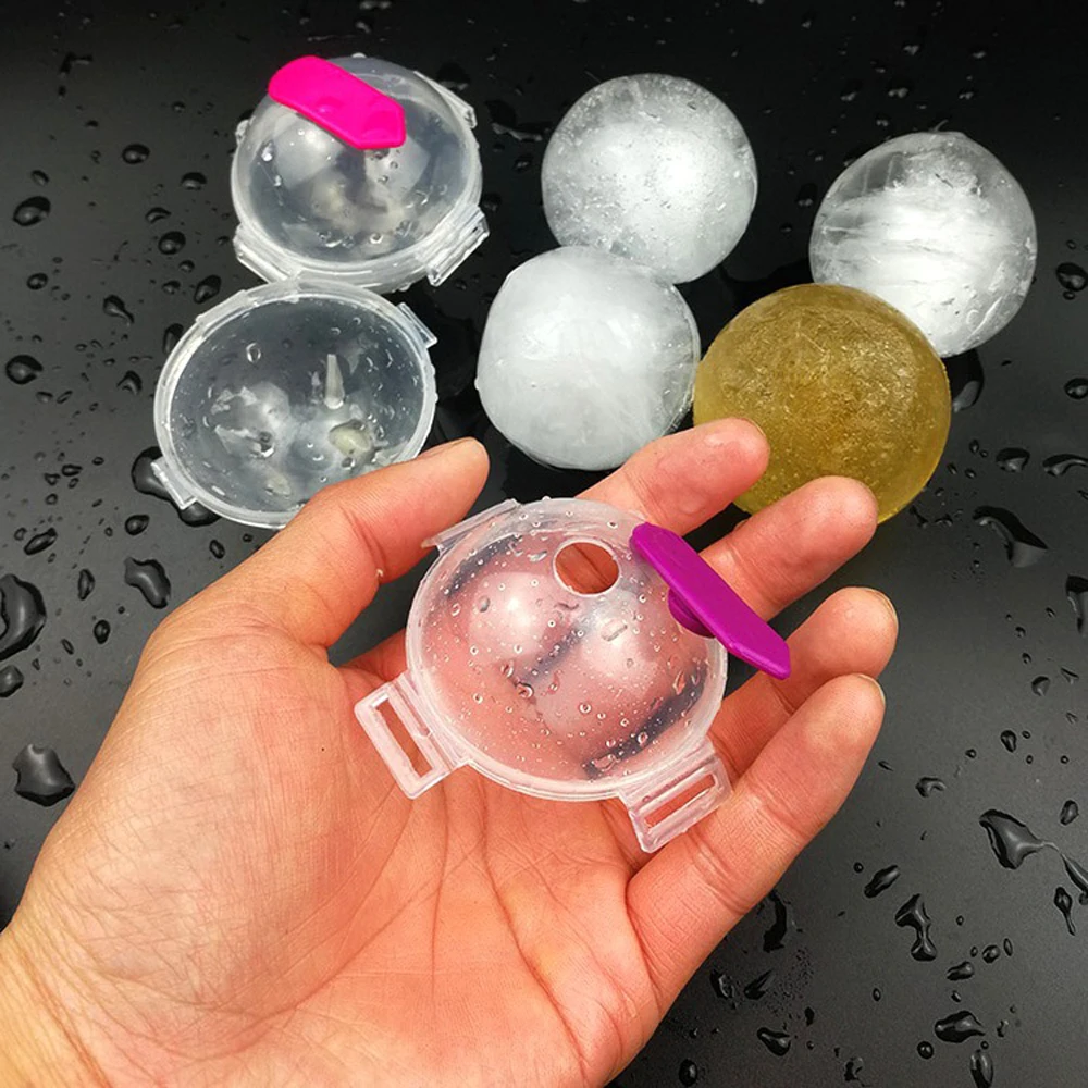 6 Pièces Moule à Glaçon Boule Sphérique Silicone - Ice Ball Maker Pour Cocktails Et Whisky
