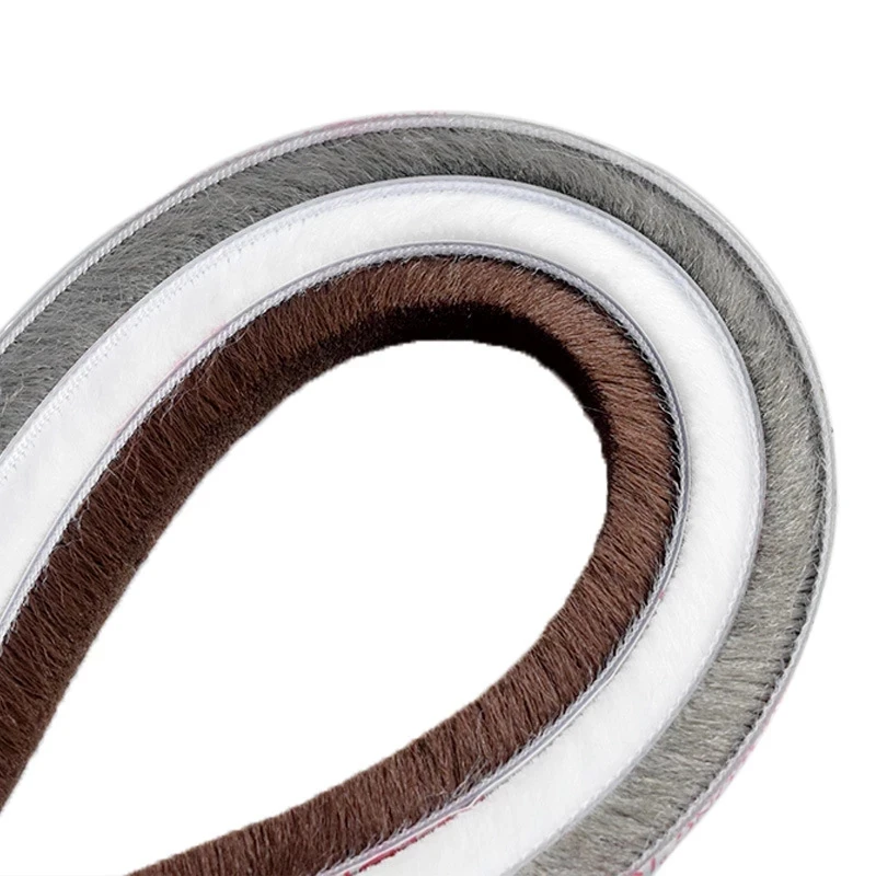 Brush strip self adhesive door WeatherStripping window sealing Strip Sliding Wardrobe door sealing tape 5M Window Hardware Tool door seal strip sealing strip tape window seal strip sealing tape rubber seal strip rubber door weatherstripping door weatherstripping sealing strip waterproof tape