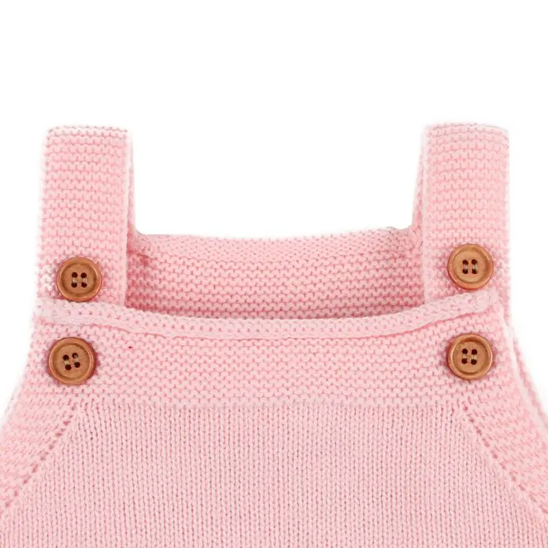 New Autumn Clothes Fashion Infant Baby Girls Boys Sleeveless Knitted Cartoon Print Rompers Kids Jumpsuit Baby Clothes#p