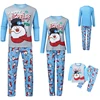 Family Matching Christmas Pajamas Set Mom And Kid Clothes Snowman Print Warm Swearshirt And Pants Adult 2pcs Clothing Outfit ► Photo 3/5