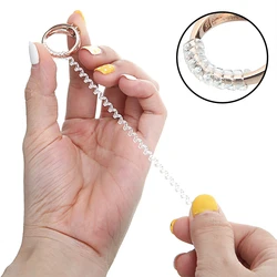 12pcs Ring Size Adjuster Spiral Ring Size Adjuster Guard Tightener Reducer Resizing Tools For Jewelry Making Accessories