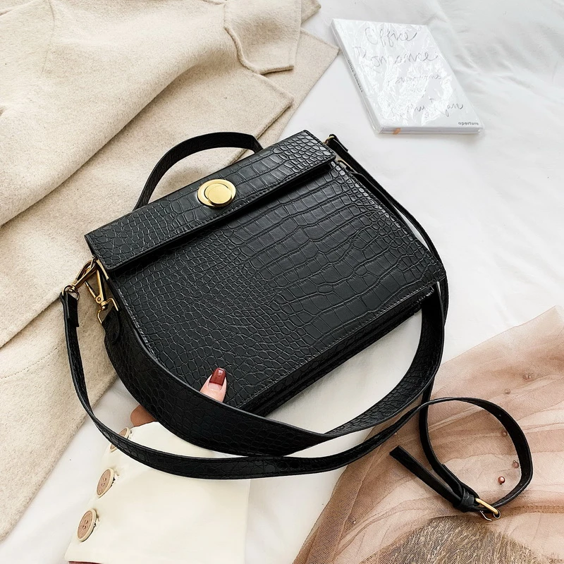 Bolsos Mujer Винтаж из кожи аллигатора, через плечо сумки для женщин роскошные сумки женские сумки дизайнерские женские сумки на плечо