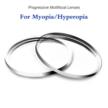 1,56 1,61 1,67 индекс прогрессивные Мультифокальные очки по рецепту оптические Асферические индивидуальные линзы для близорукости