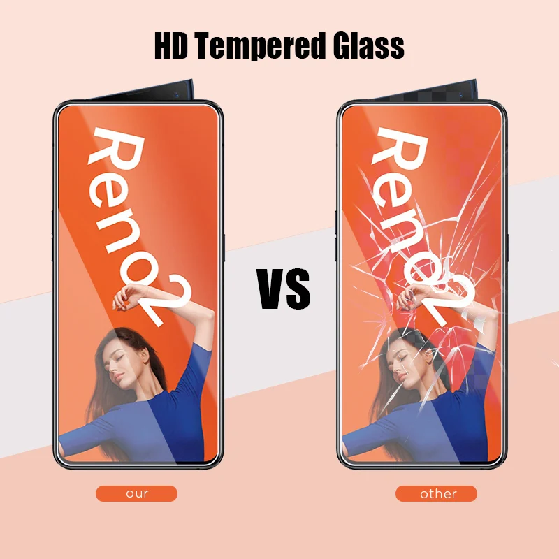 1/2/3pcs Screen Protector for OPPO Reno4 5G Reno3 Pro Film Cell Phone 9H Hard Glass Tempered Glass for OPPO Reno2 F Reno Ace A Z mobile phone screen protector