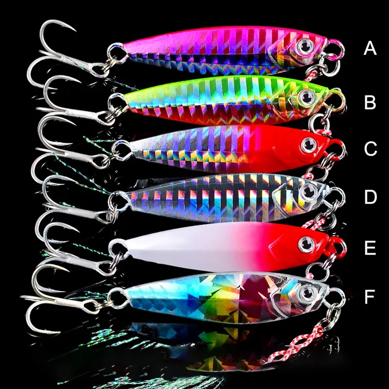 

20g 65mm Lead Fishing With Dual Hooks Artificial Bait Reusable Metal Lure Jigging Spoon Freshwater Saltwater Fishing Accessories