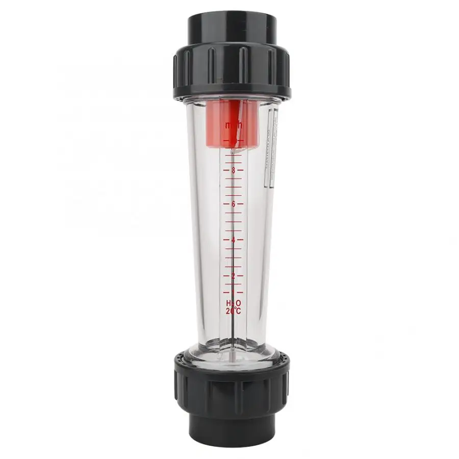 LZS-15D Flow Meter 1-10m3/H Plastic Tube Liquid Water Rotameter Flow Measuring Instruments Water Testing Meter