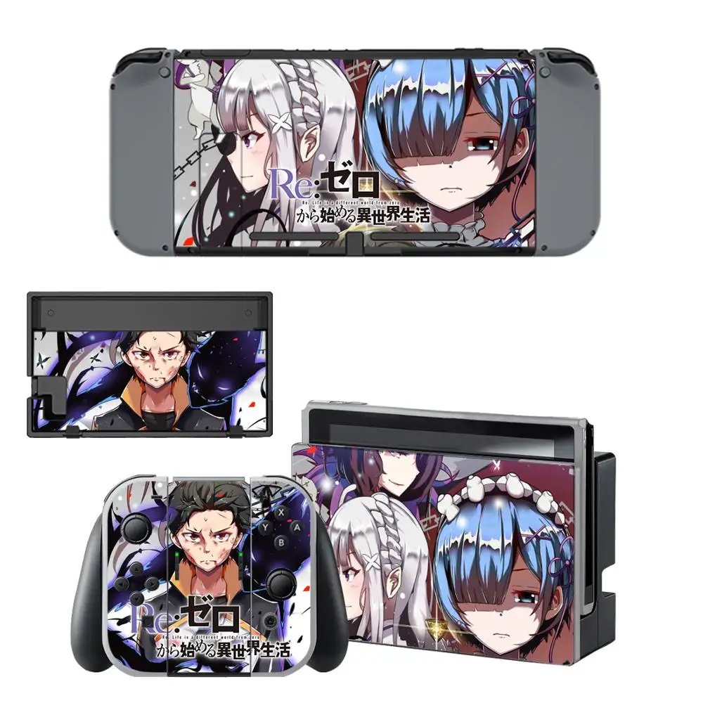 YSNS2310 Re: жизнь в другом мире от zero Skins для nintendo Switch наклейка для консоли nintendo switch контроллер Joy-Con - Цвет: YSNS2310