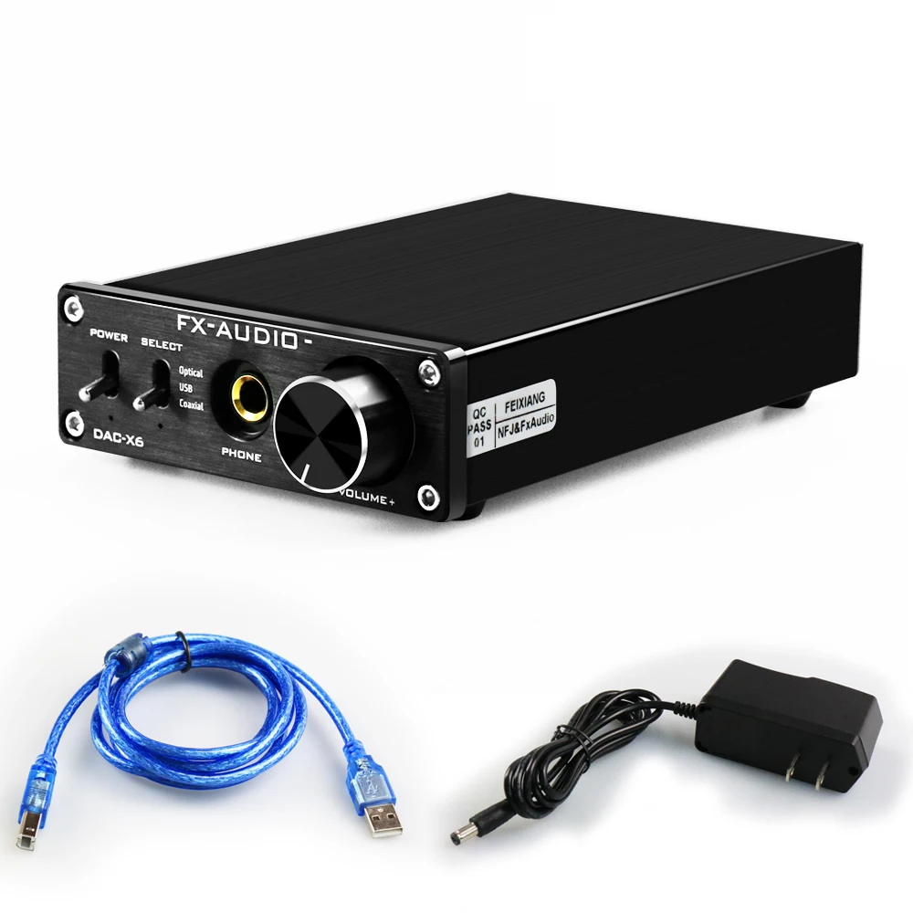 Amplificador DAC Fosi Audio Q4 Mini - Convierte Señal Digital A Analógica Para Auriculares O Altavoces