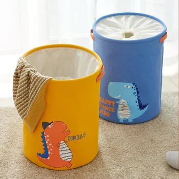 

Large Capacity Folding Laundry Basket Round Storage Bin Bag Large Hamper Clothes Toy Basket Bucket Organizer