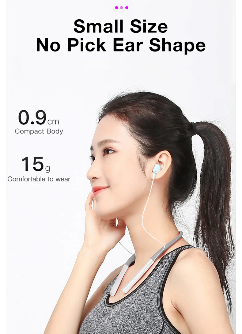 Наушники EARDECO Bluetooth беспроводные наушники магнитные шейные наушники громкой связи спортивные стерео наушники для Xiaomi с микрофоном