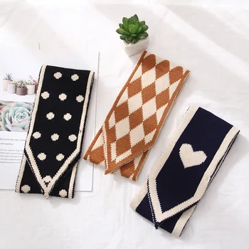 

Lovely Cashmere Scarf Scarfs for Ladies Fashionable 115*13 CM Scarves Plaid Winter Women