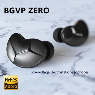 BGVP ZERO Static Headphones HIFI In-ear Moving-coil Earplugs Running Motion Line Control Bass Headphones Wired High Quality