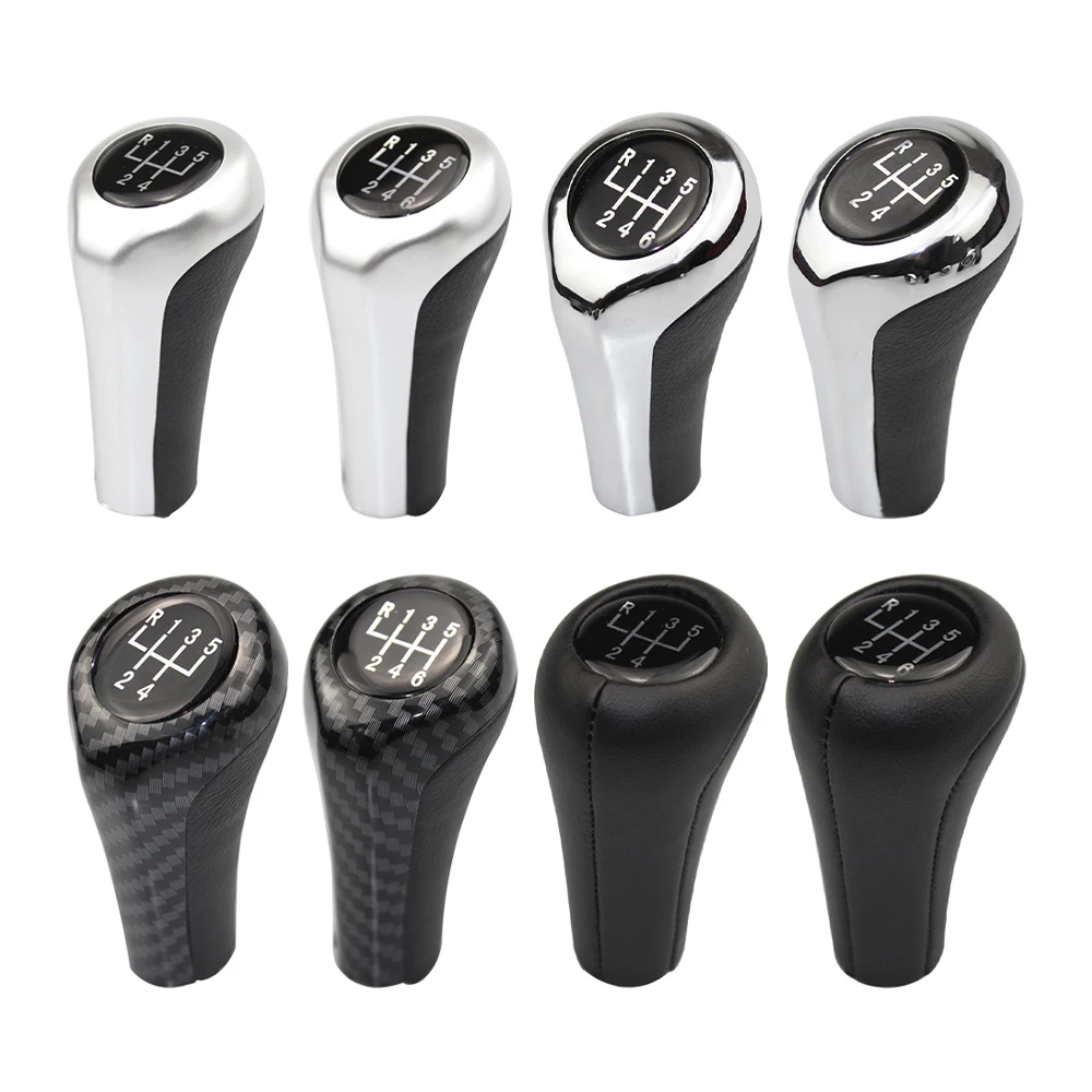 

1Pc Gear Shift Knob For BMW 1 3 5 6 X1 X3 X5 Series E46 E53 E60 E61 E63 E65 E81 E82 E83 E87 E90 E91 E92 M Chromed Matte Carbon