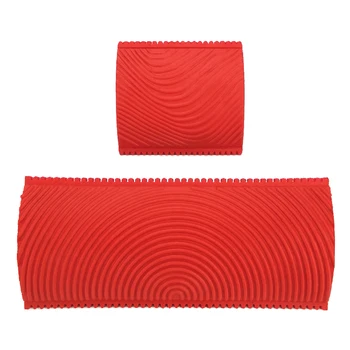 

Imitation Wood Grain Decorative Brush Wall Texture DIY Household Art Tool Office Building Paint Roller Set Garden Rubber