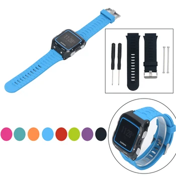 

Colorful Silicone Wrist Strap Band for Garmin Forerunner 920XT Strap with Original Srews+Utility Knife Smart Watch Wristband