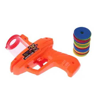 

Classic Children Flying Saucer Guns 15 EVA Soft Bullets Outdoor Party Kids Toys Xmas Gifts
