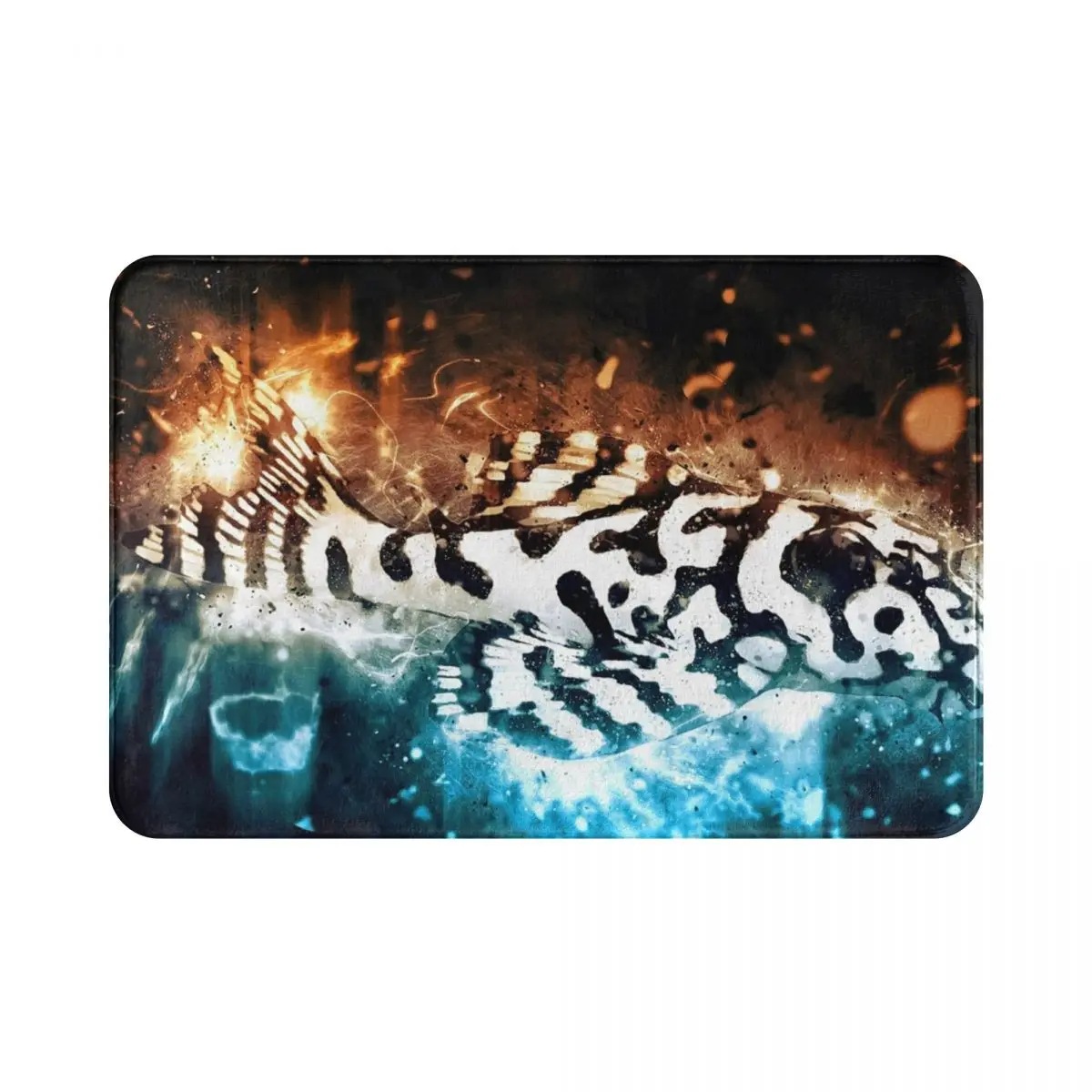 Tiger Spotted Fish Polyester Doormat Rug carpet Mat Footpad Non-slip Sand Scraping Corridor Kitchen Bedroom balcony toilet 40*60 | Дом и сад