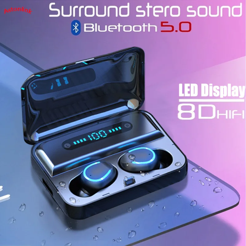 Wireless Headset Earphone Touch Control In Ear Bluetooth Earbuds Mini Fashion Cool Earphones Suitable for iPhone Android iOS