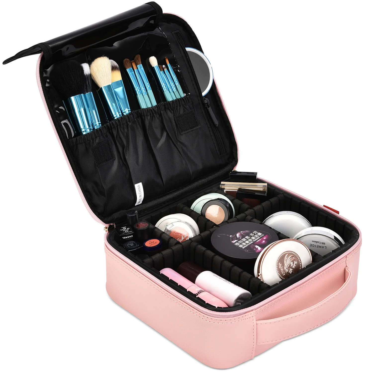 

Makeup Package Lovely Lady More Function Travel Cosmetics Accept Box Portable Bridesmaid make up toiletry bag handbag HOT sale