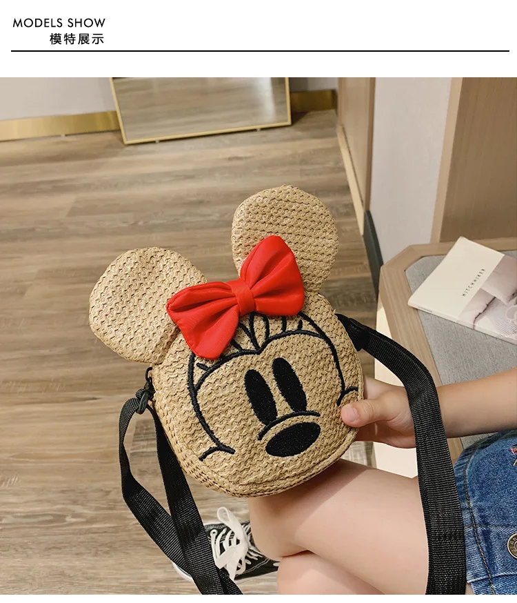 Disney minnie Детская сумка-мессенджер Маленькая девочка принцесса модная сумка на плечо женские сумки Микки Мальчик Детские кошельки