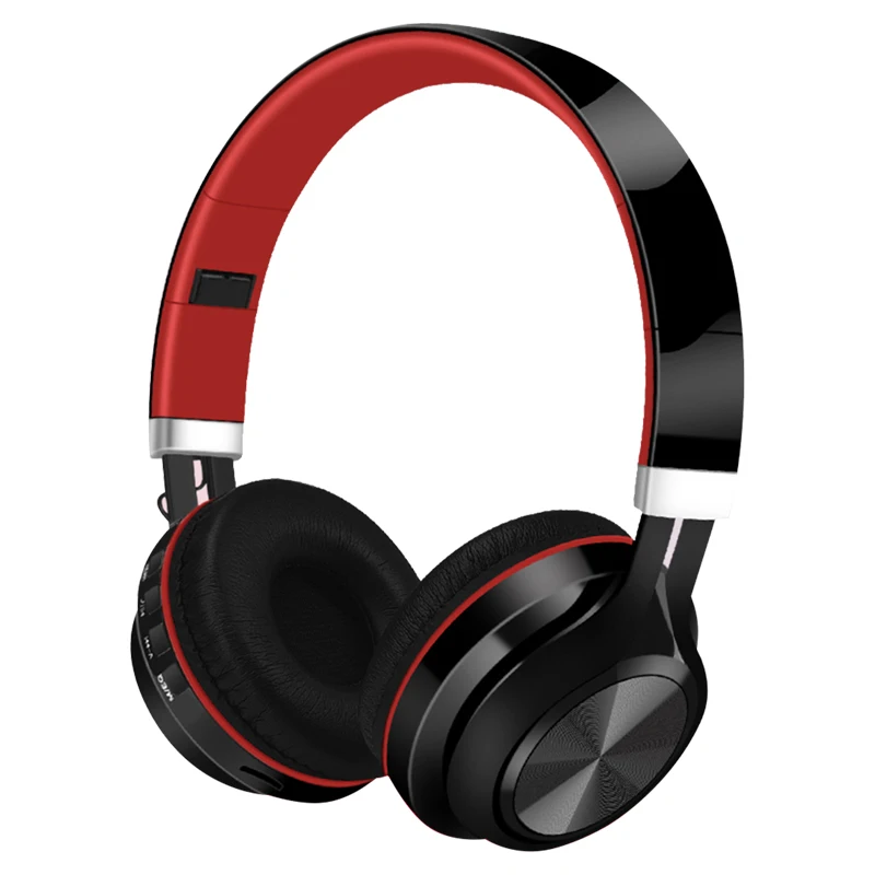 Bluetooth 5.0 Headphones Foldable Wireless Earphones Portable Bass Headset With Mic FM Stereo Radio Support Up To 128G TF Card |