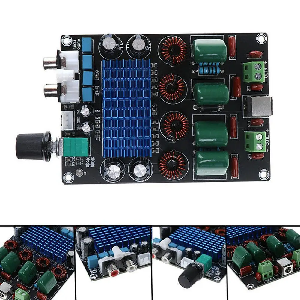 

DC12-24V High Power 100W*2 TPA3116D2 Digital Power XH-M590 Amplifier Ohms 2~8 Board Amplifier Home Audio Board I9L0