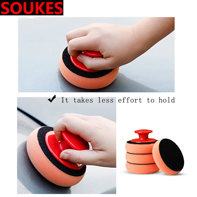 Губка с полировочным диском для ухода за автомобилем губка очистки Hyundai Creta Tucson