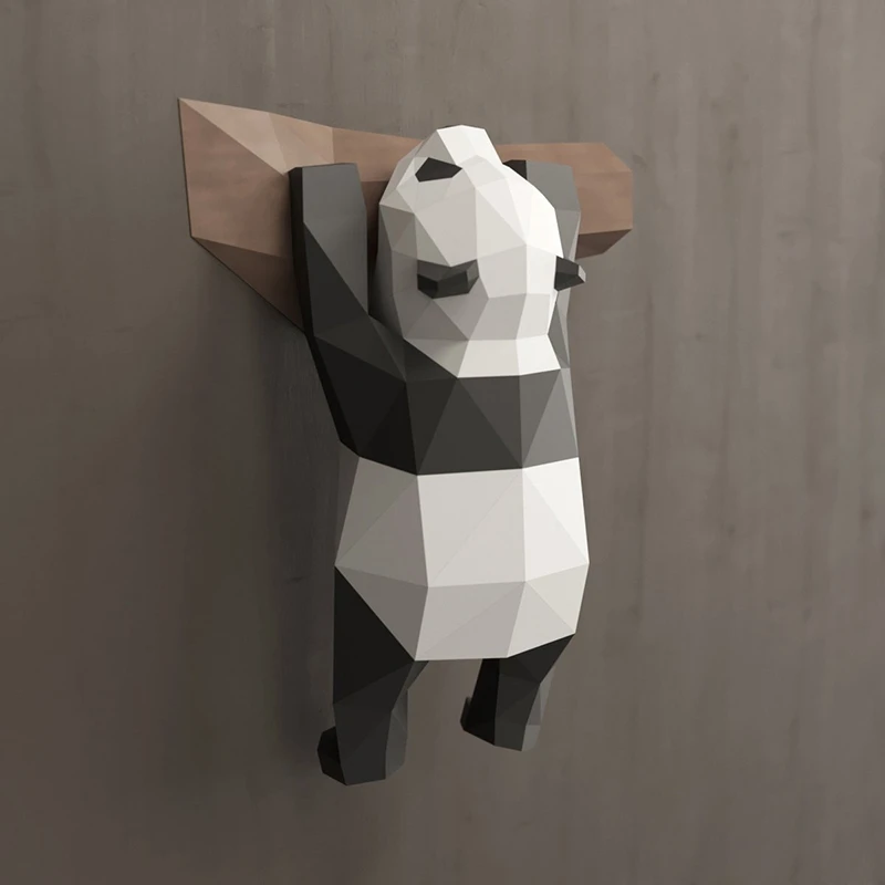3D Тип панда животная бумажная модель игрушка домашний Декор для гостиной DIY