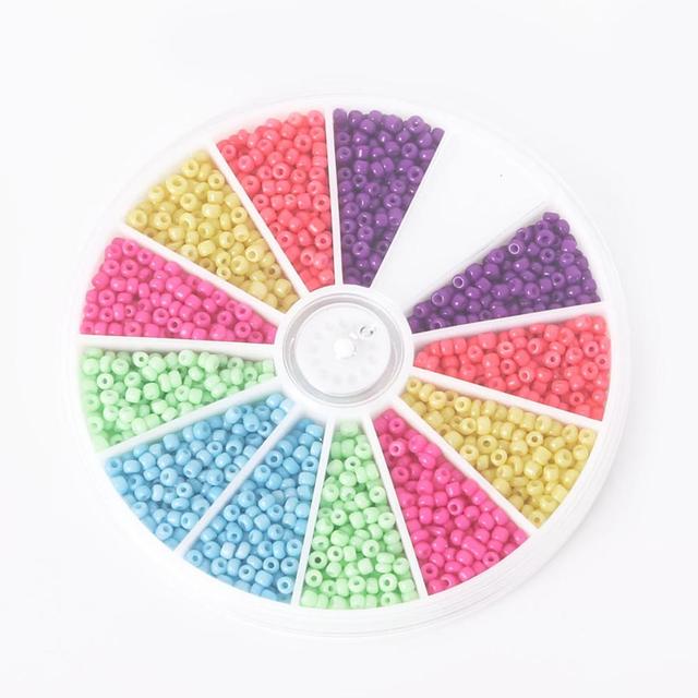 Making Kit Czech Glass Seed Beads Box Set Lobster Clasps Beading Cord For DIY Earring Bracelet Necklace Jewelry Making