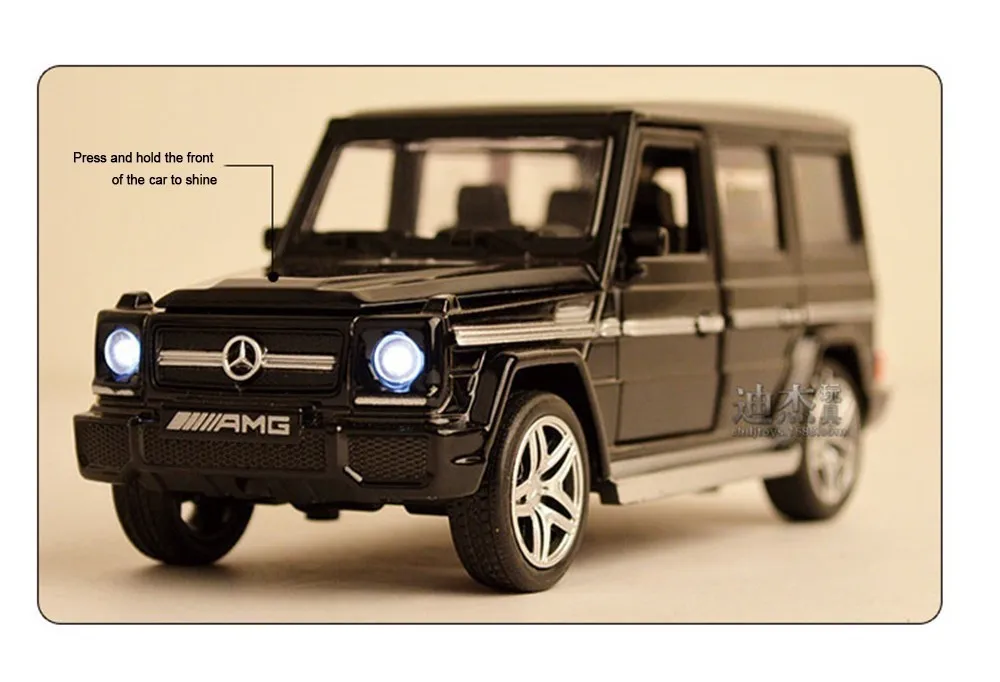 1/32 Benz G65 литая модель автомобиля музыкальное звуковое освещение модели внедорожников модель дорожного транспорта отличная игрушка-Имитация коллекционные подарки