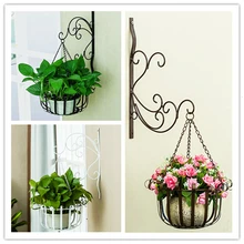 Настенная вешалка настенная подвесная рамка корзины цветочный горшок Зеленая Luo вешалка крючок пилоны хлорофитум кронштейн подвесная корзина