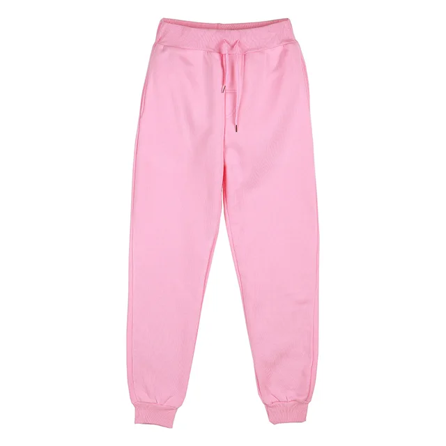 Women's jogging pants 15 styles of street pants, women's summer loose trousers, casual sports pants, Harajuku pants, solid color 8