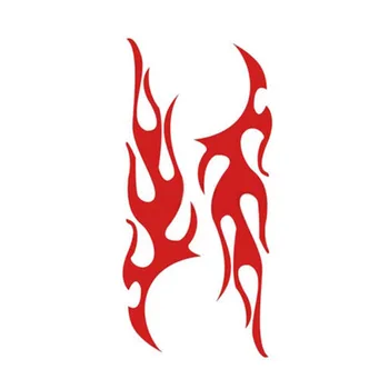 

2x Stickers Water Proof 2* Universal Flame Auto Car Body Graphic Decal