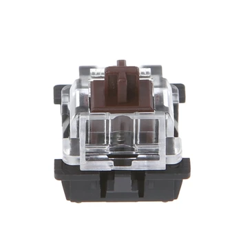 

2020 New 10Pcs 3 Pin KeyCaps Brown Mechanical Keyboard Switch for Cherry MX Keyboard