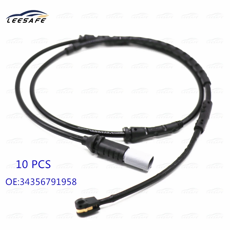 

10 PCS Front Brake Pad Sensor for BMW F07 535i 535iX F10 528i F04 Hybrid 7 Sedan OEM 34356791958 Electrical Wear Indicator