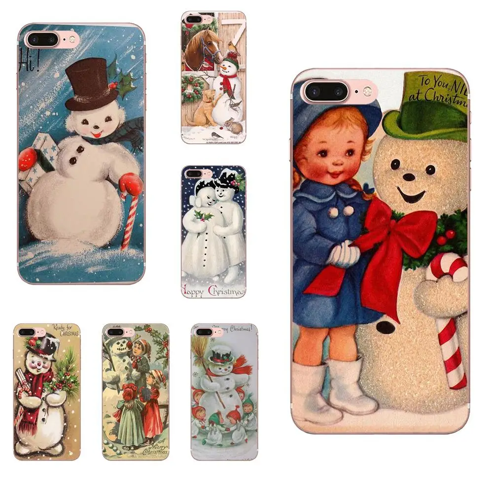 Чехол с изображением снеговика для HTC Desire 530 626 628 630 816 820 830 One A9 M7 M8 M9 M10 E9 U11 U12 Life Plus |
