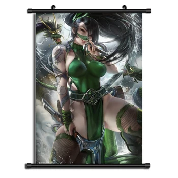 

Akali Tatt Anime Wall Scroll Poster Home Decor Cosplay Uncensored
