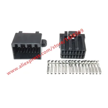 

10 Sets 16 Pin Female Male Automotive Electric PCB Plug Automotive Wiring Harness Connector For Honda 175966-2