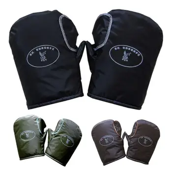 

Winter Thermal Motorcycle Handlebar Gloves Heating 45 Degrees Constant Temperature Waterproof Warm Motorbike Hand Bar Cover Muff