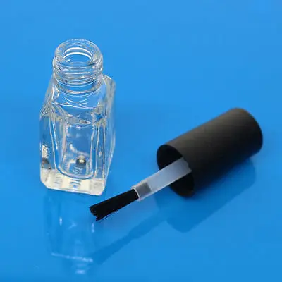 

2pcs 4ml 5ml Empty Glass Nail Polish Bottle with Brush Nail Oil Glass Container