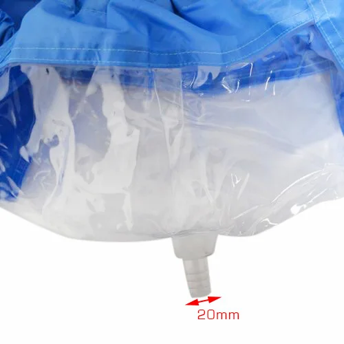 

1 PC Polyurethane Blue Air Conditioner Bag Cleaning Dust Washing Cover Waterproof Protector For Home Diy Tools Parts
