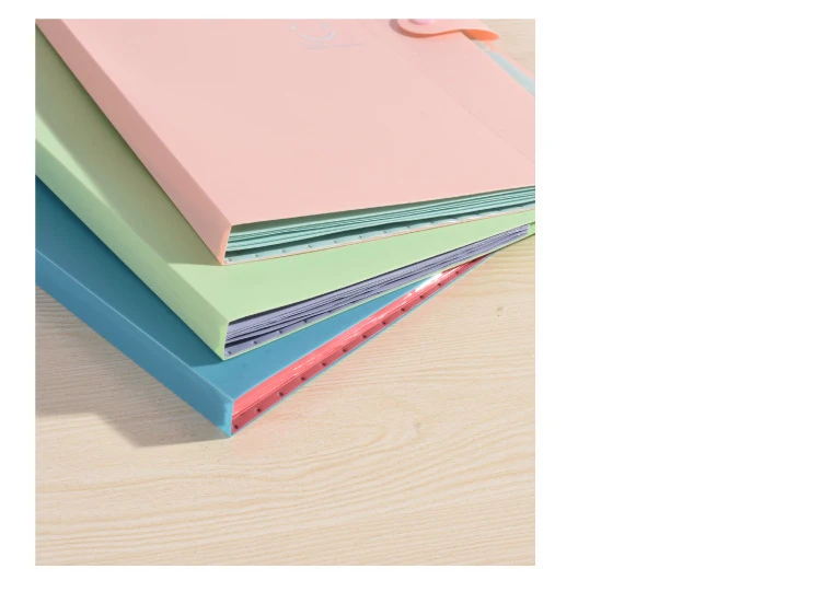Candy color A4 файл для документов 5 отсек широкий кошелек органайзер для документов папка для хранения файл карманное наполнение вещами