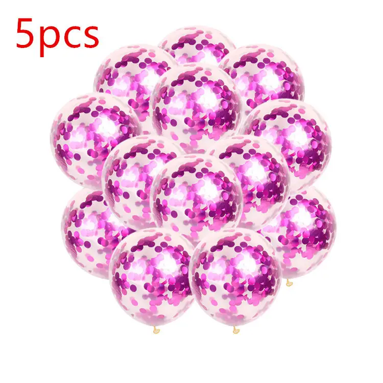 Balloons 5pcs 7 трубок подставка для воздушных шаров держатель для шарика Колонка воздушный шар "Конфетти" детский душ Дети День Рождения Вечеринка свадебные украшения поставки - Цвет: Balloons 5pcs