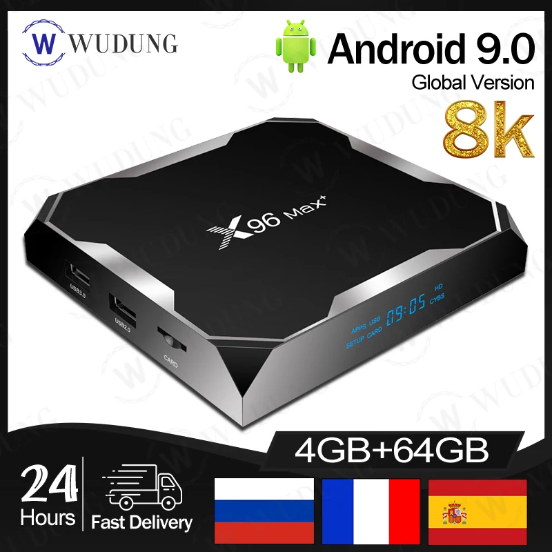 X96 Max Plus Amlogic Bluetooth Wi Fi Dual 4gb Ram 64gb Rom. Genérico