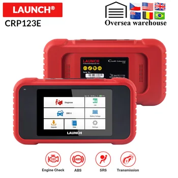 

LAUNCH X431 CRP123E OBD2 Code Reader Scanner ENG ABS Airbag SRS Transmission Car Diagnostic Tool free update CRP123 crp123x