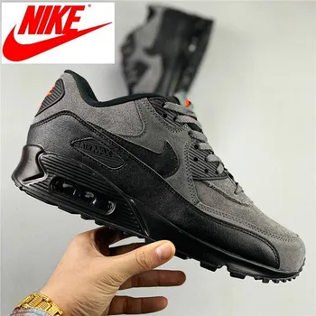 

Original Nike Air Max90 Essential "Cosmic Grey" Men's and Women's Running Shoes black Size 36-45 AJ1285-025