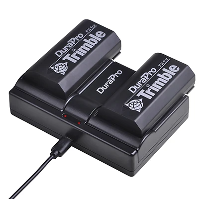 2 Battery Set 2 шт. 2600 мАч батарея для Trimble 54344,92600 Pentax батарея+ двойное USB зарядное устройство для Trimble 5700 5800, MT1000, R7, R8 gps приемник - Цвет: 2 Battery Set