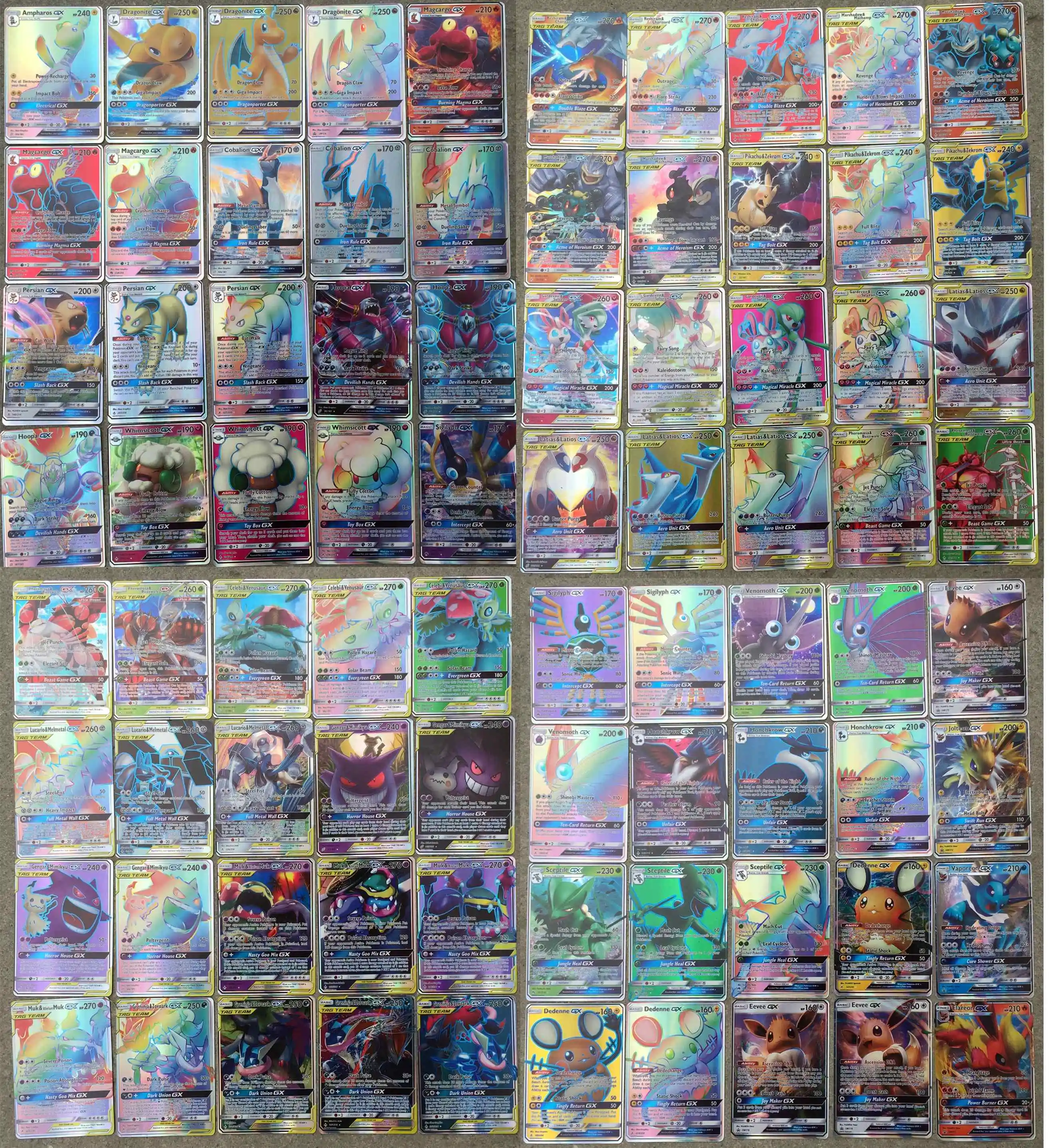 100M Cards Новая карта 100N/M 120C/D 200B шт. 40 команда+ 60GX ультра зверь TCG блестящие карты игра битва торговая игра для детей игрушки Рождество - Цвет: 100M Cards