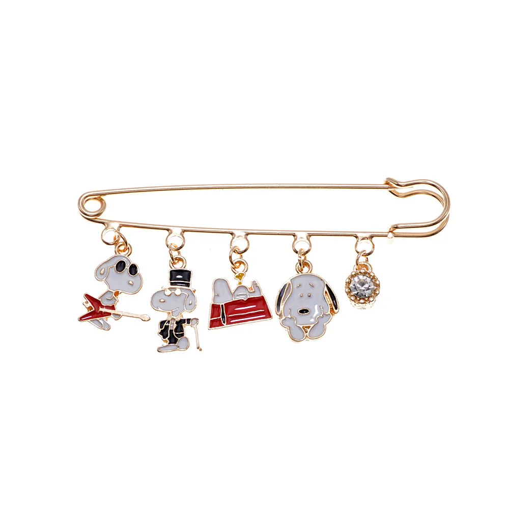 

CINDY XIANG 10 styles for choose new animal cartoon style pin brooch enamel dog pin fashion jewelry kids accessories