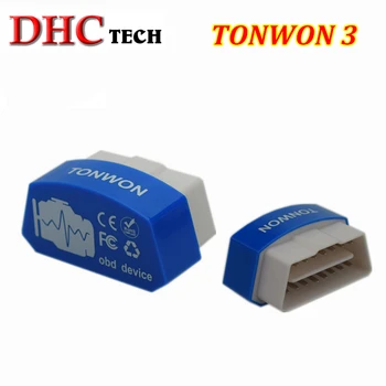 

TONWON 3 OBD2 Diagnostic Scan Tool Bluetooth3.0/4.0/WiFi for iOS/Android Devices TW3 Check Car Engine Code Reader